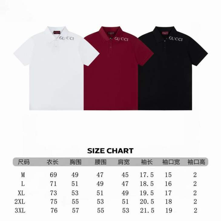 Picture of Gucci Polo Shirts Short _SKUGucciM-3XLtltx4927506